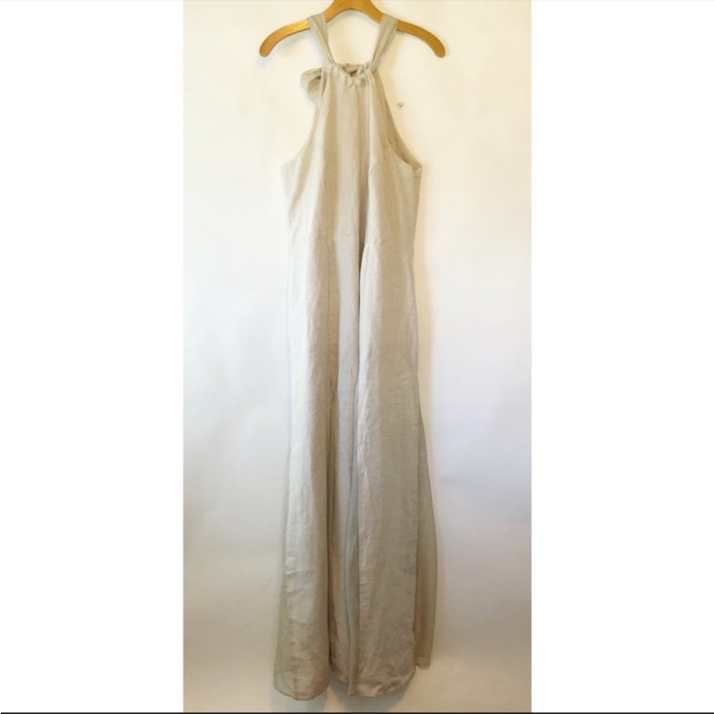 Excellent condition Soft Surroundings Allegory Linen and silk Inlay maxi dress
